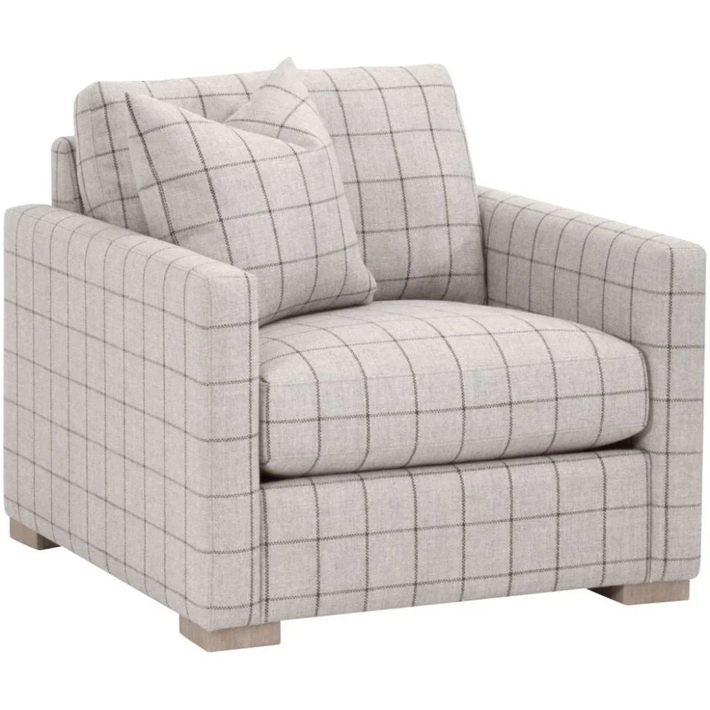 Clara Performance Fabric Slim Arm Club Chair - LOOMLAN - Essentials For Living - Club Chairs