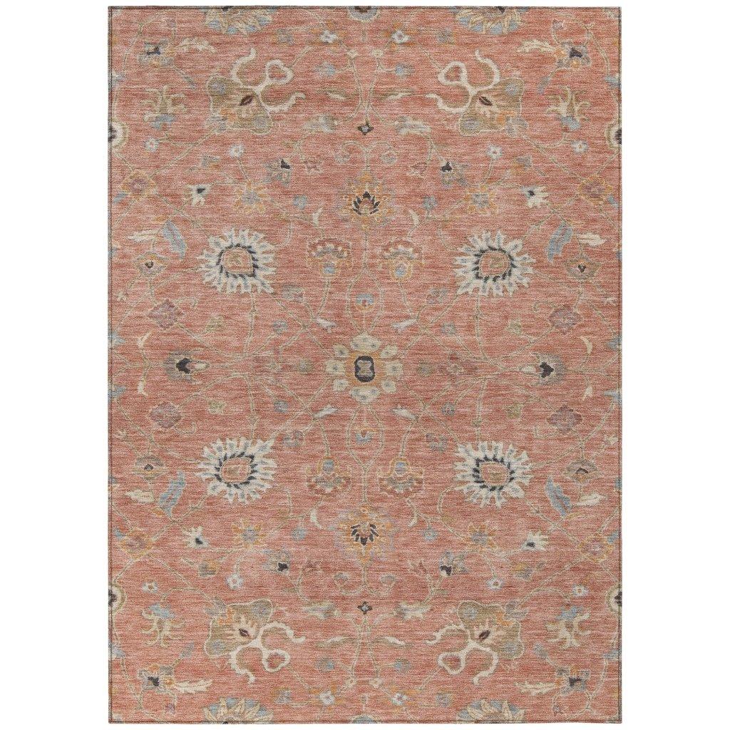 Clara Pink Washable Indoor - Outdoor Rug - LOOMLAN - LOOMLAN Rugs - Outdoor Rugs