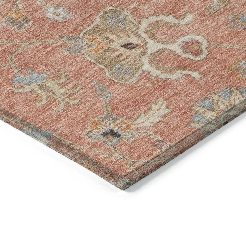 Clara Pink Washable Indoor - Outdoor Rug - LOOMLAN - LOOMLAN Rugs - Outdoor Rugs