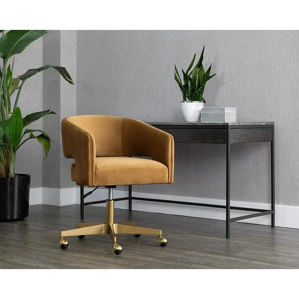 Claren Fabric Office Armchair-Office Chairs-SUNPAN-LOOMLAN