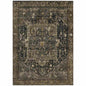 Clarina Brown Washable Indoor - Outdoor Rug - LOOMLAN - LOOMLAN Rugs - Outdoor Rugs