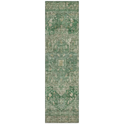 Clarina Emerald Washable Indoor - Outdoor Rug - LOOMLAN - LOOMLAN Rugs - Outdoor Rugs