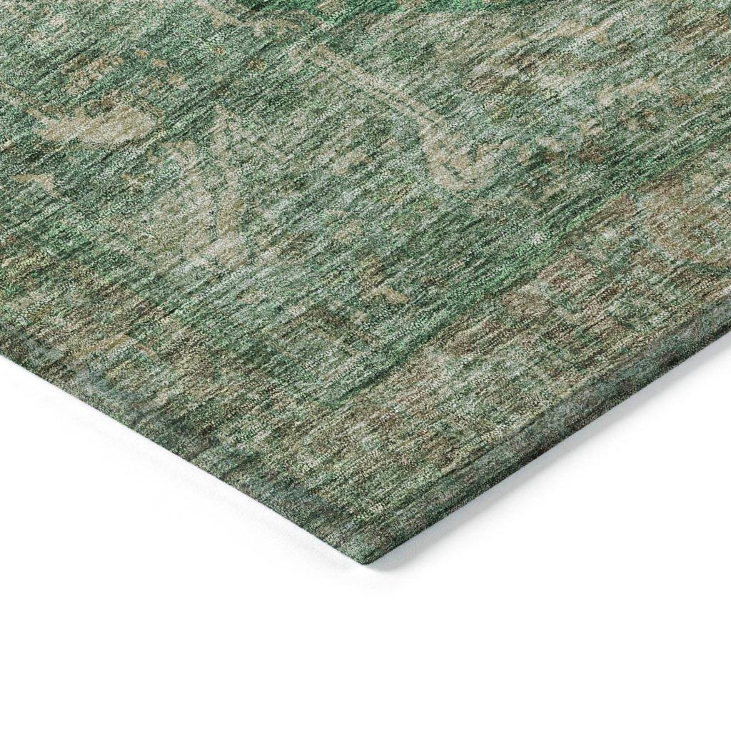 Clarina Emerald Washable Indoor - Outdoor Rug - LOOMLAN - LOOMLAN Rugs - Outdoor Rugs