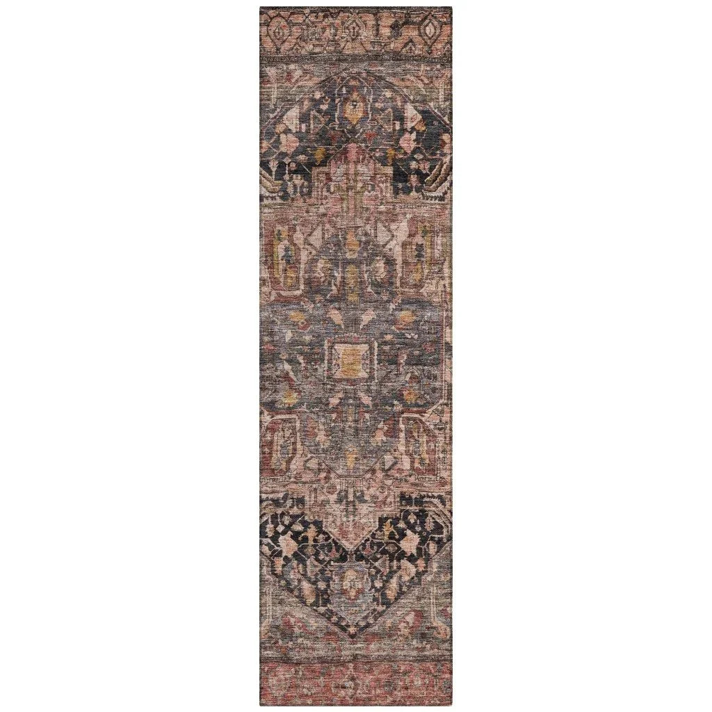 Clarina Gray Washable Indoor - Outdoor Rug - LOOMLAN - LOOMLAN Rugs - Outdoor Rugs