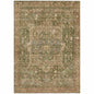 Clarina Green Washable Indoor - Outdoor Rug - LOOMLAN - LOOMLAN Rugs - Outdoor Rugs