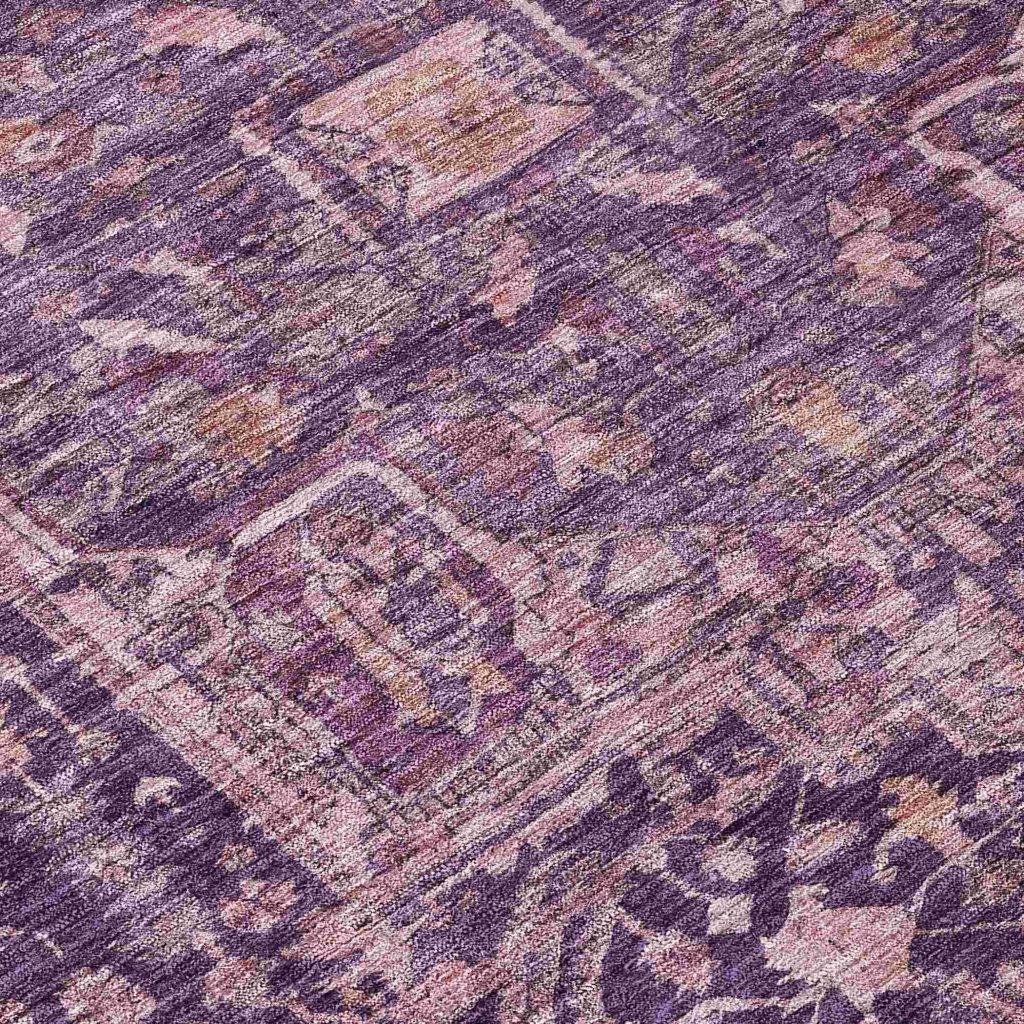 Clarina Purple Washable Indoor - Outdoor Rug - LOOMLAN - LOOMLAN Rugs - Outdoor Rugs