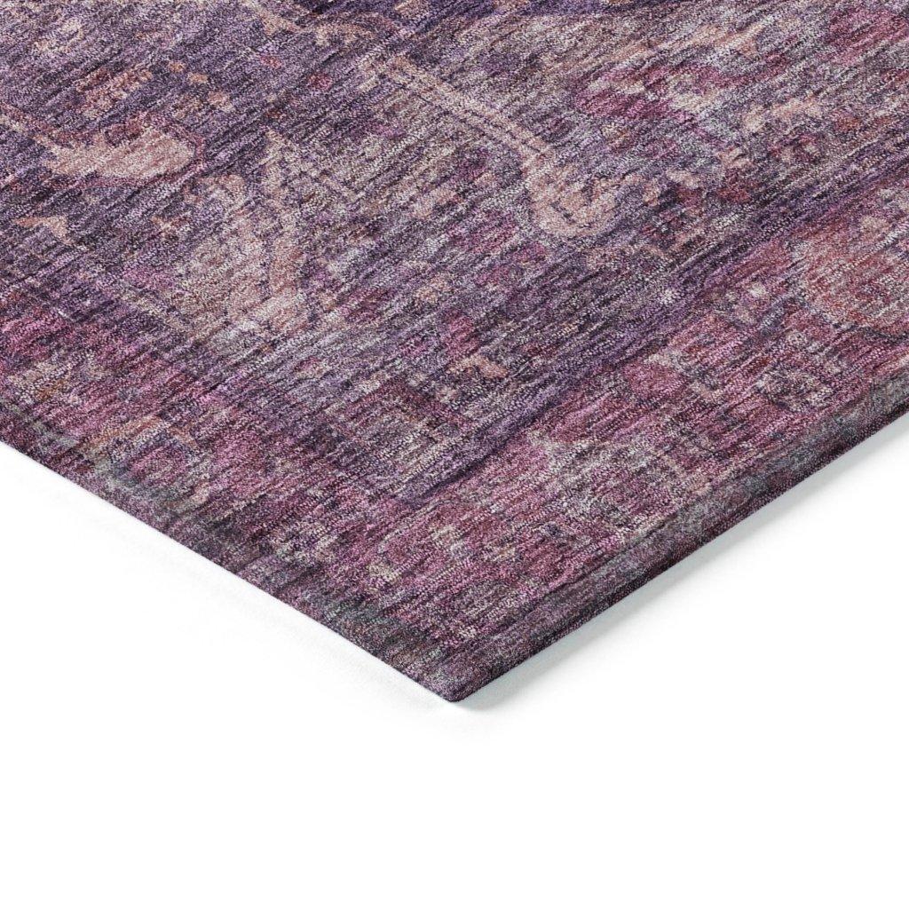 Clarina Purple Washable Indoor - Outdoor Rug - LOOMLAN - LOOMLAN Rugs - Outdoor Rugs
