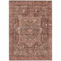Clarina Red Washable Indoor - Outdoor Rug - LOOMLAN - LOOMLAN Rugs - Outdoor Rugs