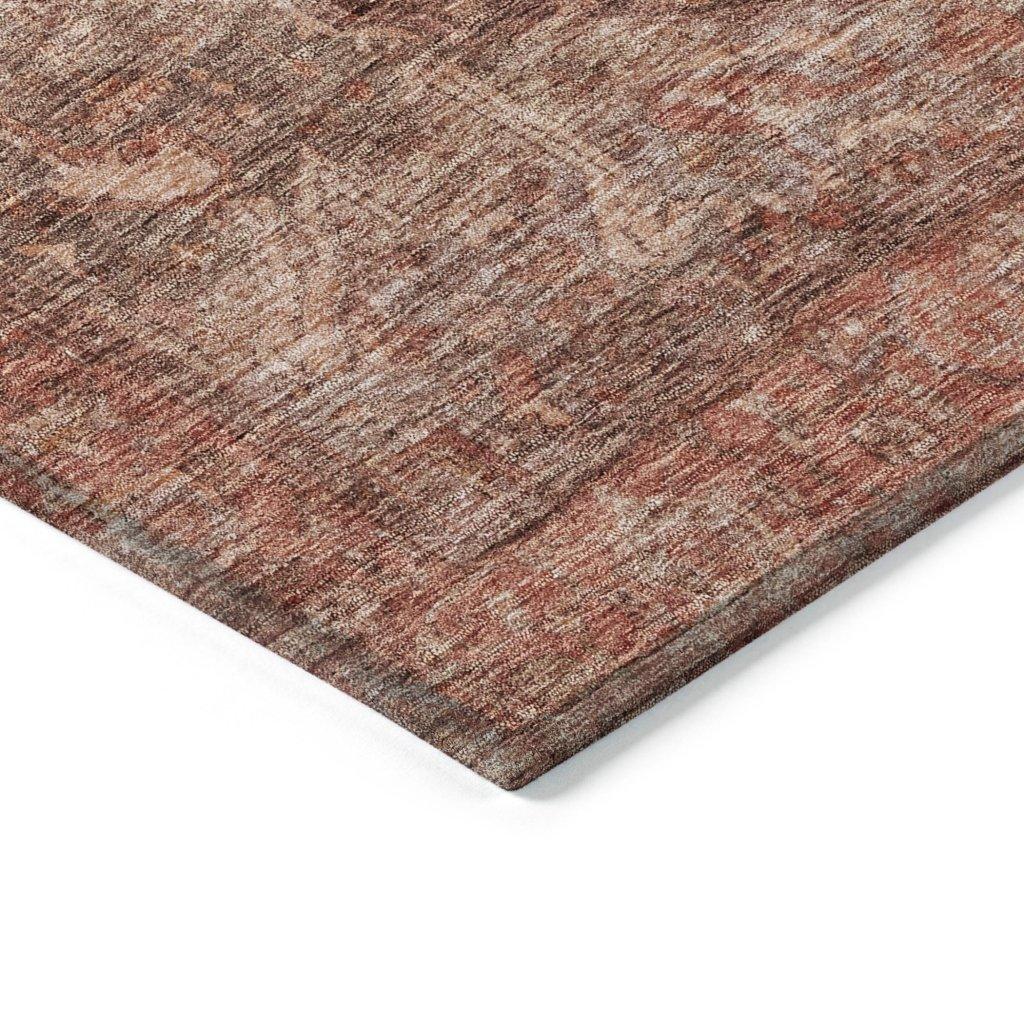 Clarina Red Washable Indoor - Outdoor Rug - LOOMLAN - LOOMLAN Rugs - Outdoor Rugs
