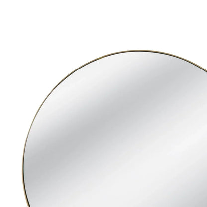 Clarion Sleek Brass Frame Wall Mirror - LOOMLAN - Bassett Mirror - Wall Mirrors