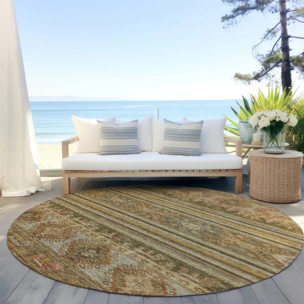 Claritha Beige Washable Indoor - Outdoor Rug - LOOMLAN - LOOMLAN Rugs - Outdoor Rugs