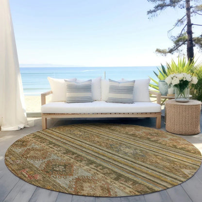 Claritha Beige Washable Indoor - Outdoor Rug - LOOMLAN - LOOMLAN Rugs - Outdoor Rugs