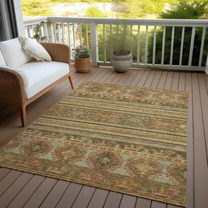 Claritha Beige Washable Indoor - Outdoor Rug - LOOMLAN - LOOMLAN Rugs - Outdoor Rugs