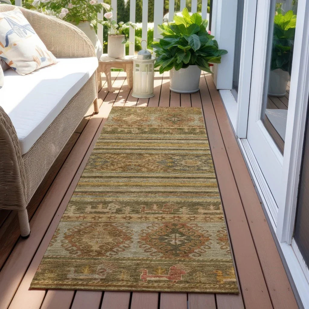 Claritha Beige Washable Indoor - Outdoor Rug - LOOMLAN - LOOMLAN Rugs - Outdoor Rugs