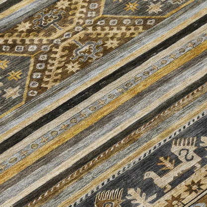 Claritha Brown Washable Indoor - Outdoor Rug - LOOMLAN - LOOMLAN Rugs - Outdoor Rugs