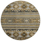 Claritha Brown Washable Indoor - Outdoor Rug - LOOMLAN - LOOMLAN Rugs - Outdoor Rugs
