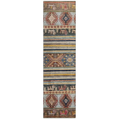Claritha Orange Washable Indoor - Outdoor Rug - LOOMLAN - LOOMLAN Rugs - Outdoor Rugs