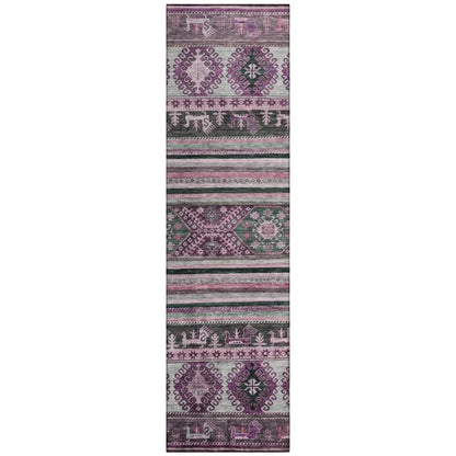 Claritha Purple Washable Indoor - Outdoor Rug - LOOMLAN - LOOMLAN Rugs - Outdoor Rugs