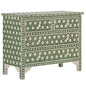 Clark Four Drawers Green Chest