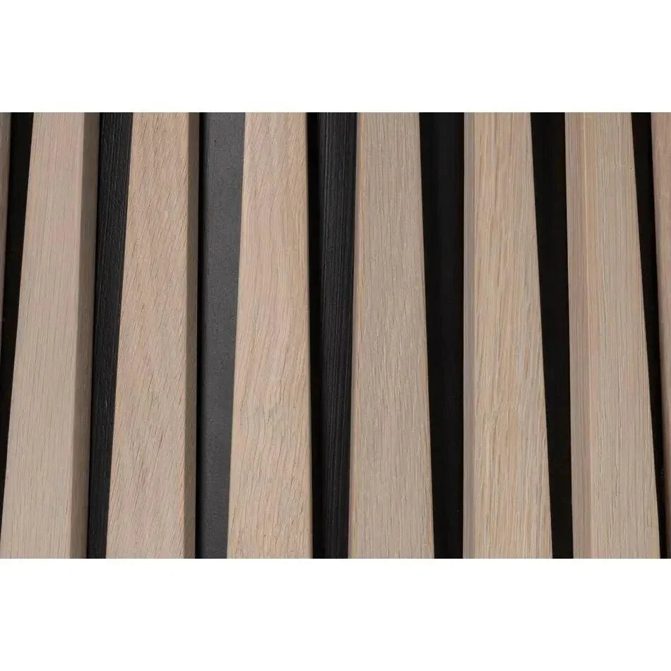 Clark Rustic Oak Finished Round Dining Table-Dining Tables-Sarreid-LOOMLAN