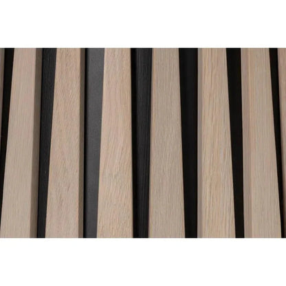 Clark Rustic Oak Finished Round Dining Table-Dining Tables-Sarreid-LOOMLAN