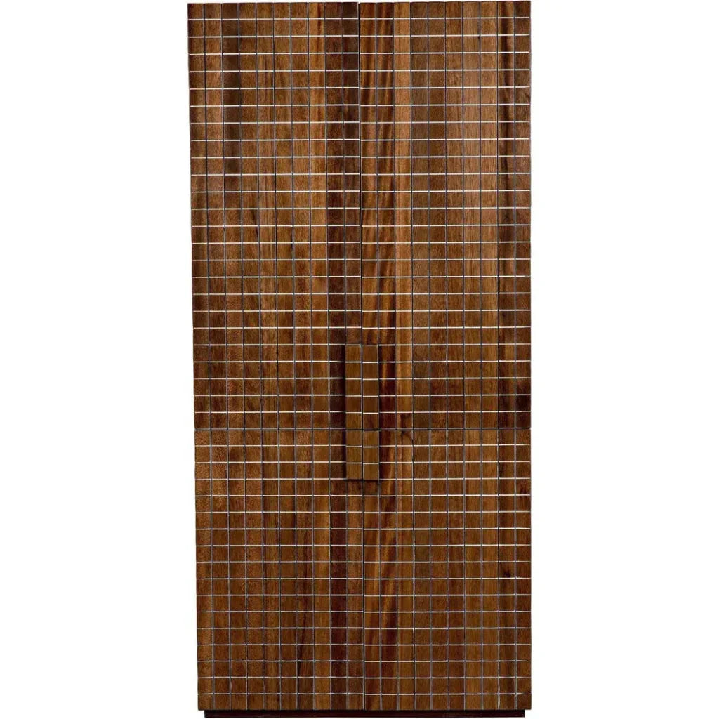 Clash Hutch Armoire Tall Bookcase Cabinet - LOOMLAN - Noir - Bookcases