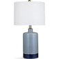 Classe Ceramic Blue Table Lamp - LOOMLAN - Bassett Mirror - Table Lamps