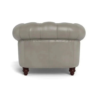 Classic Chesterfield - Inspired Leather Club Chair Retro - LOOMLAN - Uptown Sebastian - Club Chairs