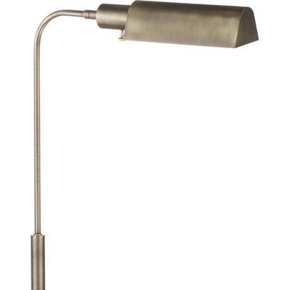 Clatsop Brass Metal Floor Lamp-Floor Lamps-Bassett Mirror-LOOMLAN