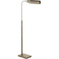 Clatsop Brass Metal Floor Lamp-Floor Lamps-Bassett Mirror-LOOMLAN