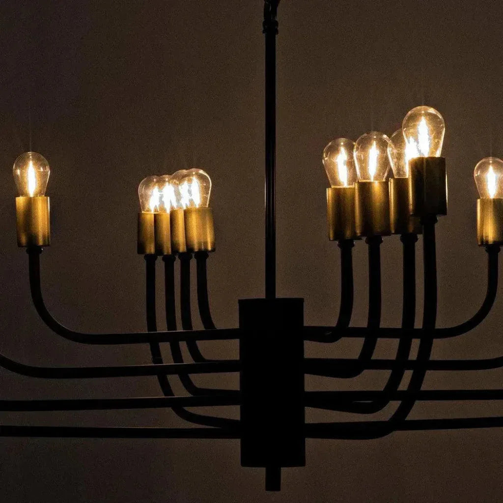 Claude Chandelier - LOOMLAN - Noir - Chandeliers