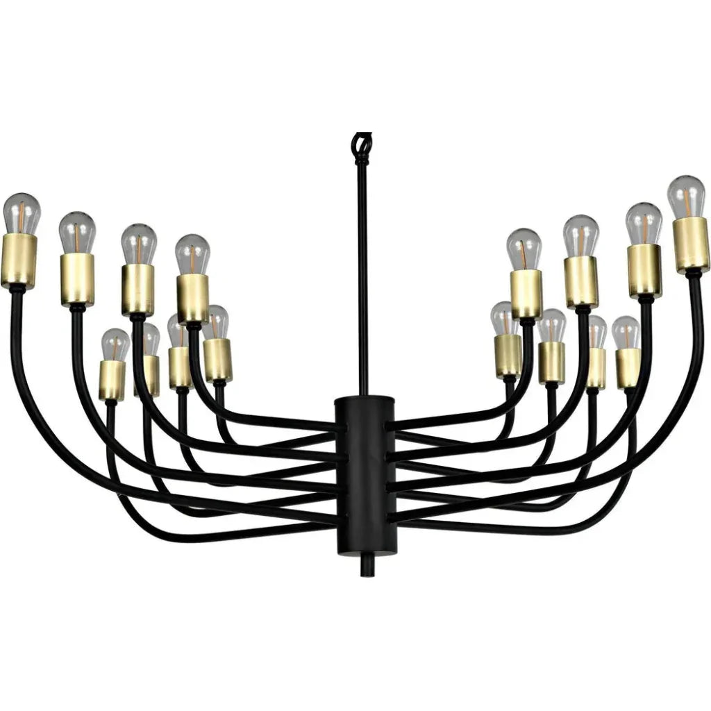 Claude Chandelier - LOOMLAN - Noir - Chandeliers