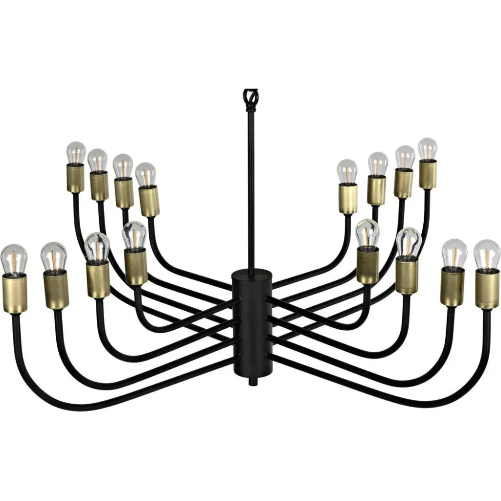 Claude Chandelier - LOOMLAN - Noir - Chandeliers