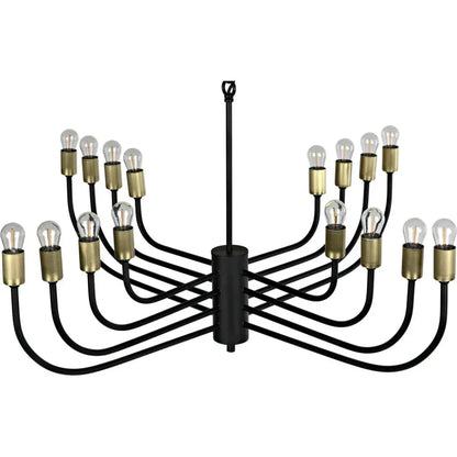 Claude Chandelier - LOOMLAN - Noir - Chandeliers