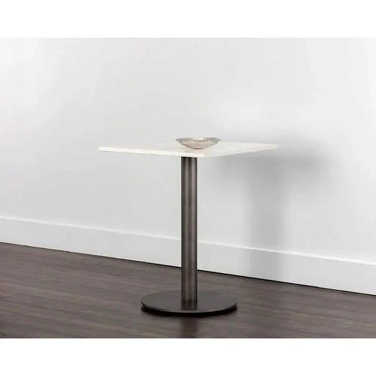 Claudia Marble Top Square Bistro Table-Dining Tables-SUNPAN-LOOMLAN