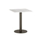 Claudia Marble Top Square Bistro Table-Dining Tables-SUNPAN-24"W-LOOMLAN