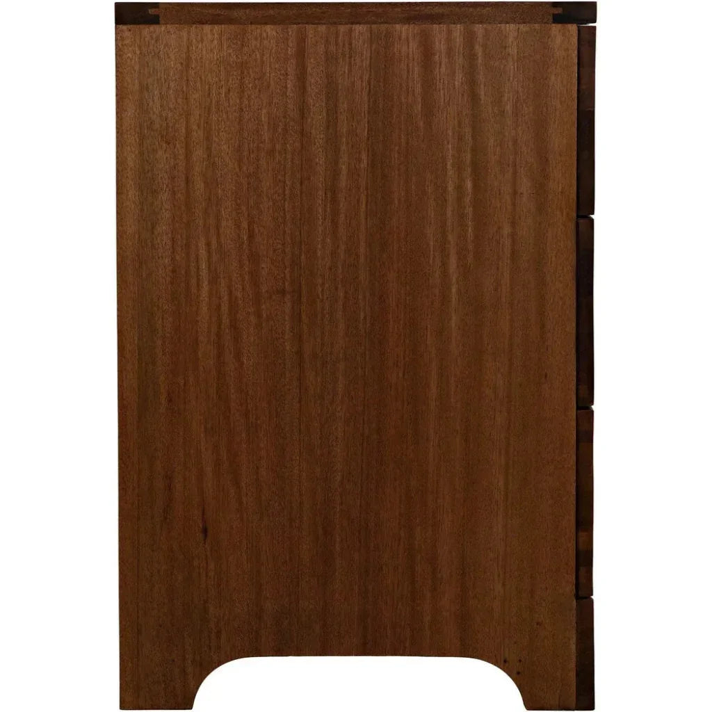 Claudie Three-Drawers Wood Chest