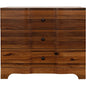 Claudie Three-Drawers Wood Chest