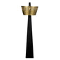 Claudius Floor Lamp, Black of Brass Steel-Floor Lamps-Noir-LOOMLAN