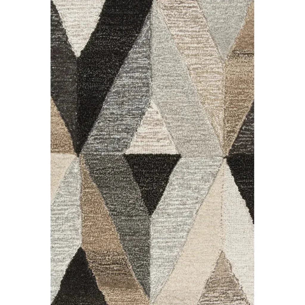 Clay Geometric Gray Large Area Rugs For Living Room - LOOMLAN - LOOMLAN - Area Rugs