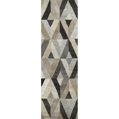 Clay Geometric Gray Large Area Rugs For Living Room - LOOMLAN - LOOMLAN - Area Rugs