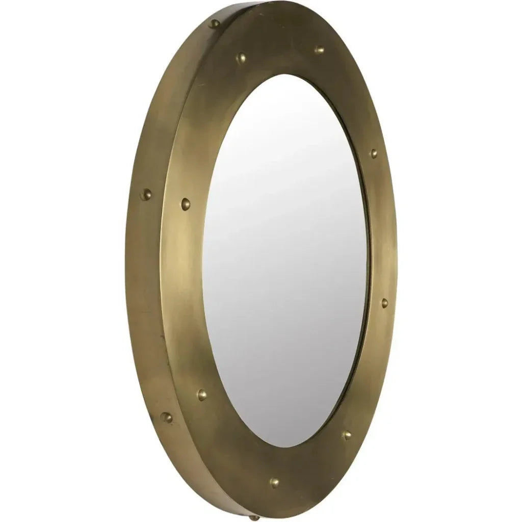 Clay Large Round Wall Mirror