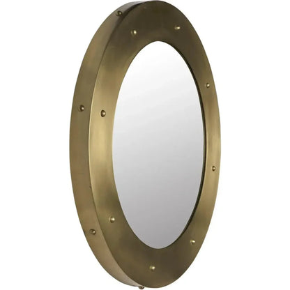 Clay Large Round Wall Mirror