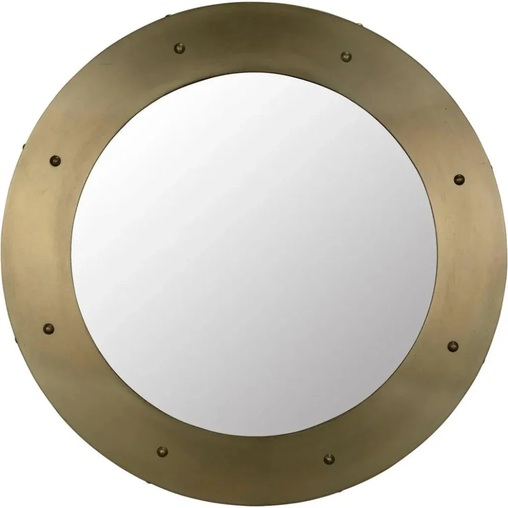 Clay Large Round Wall Mirror