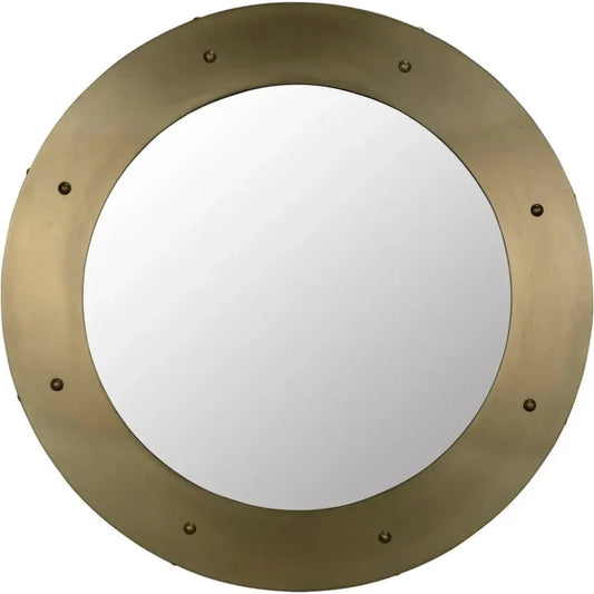 Clay Large Round Wall Mirror