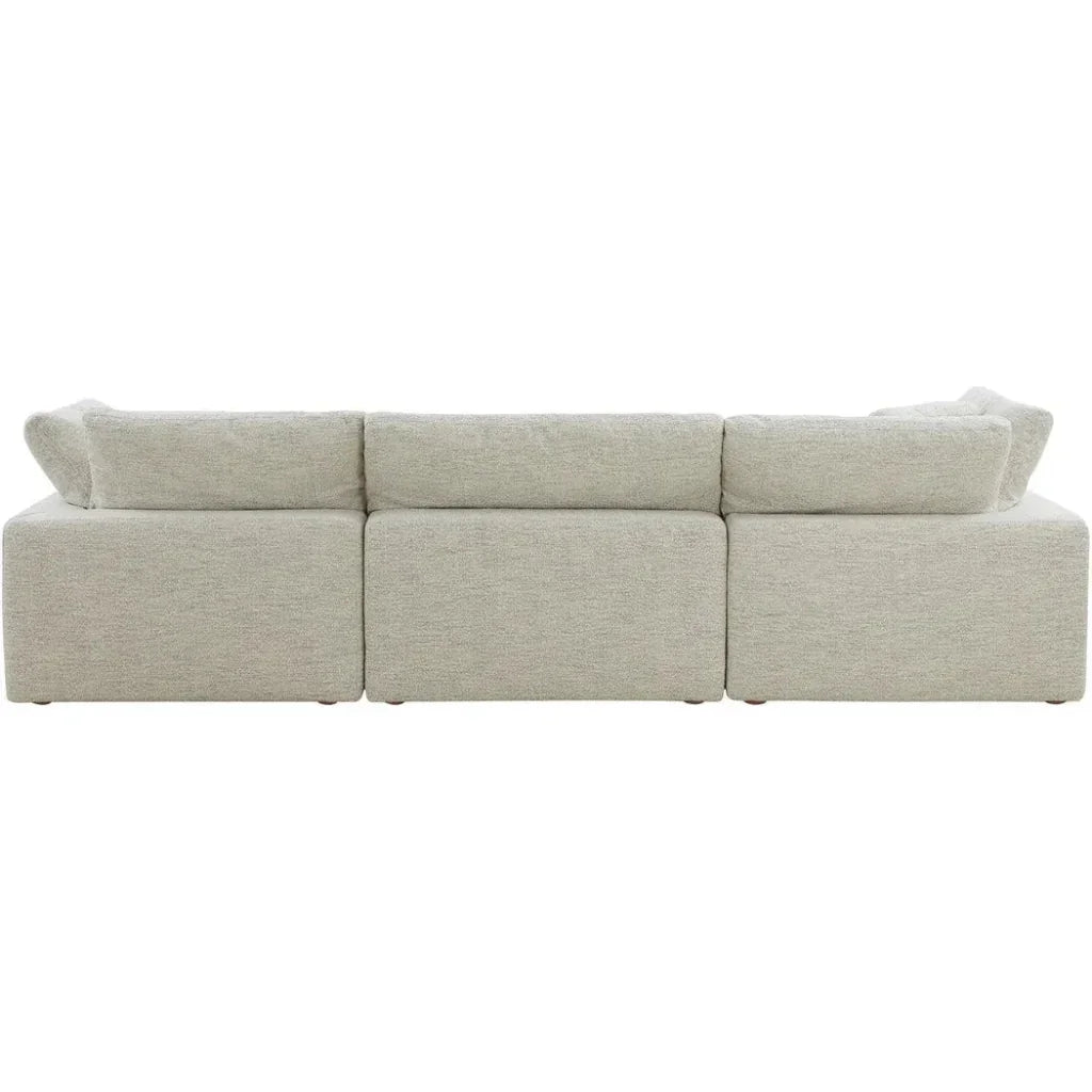 Clay Lounge Performance Fabric Modular Sectional-Modular Sofas-Moe's Home-LOOMLAN