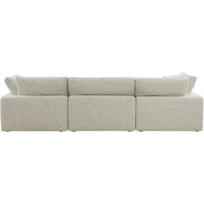 Clay Lounge Performance Fabric Modular Sectional-Modular Sofas-Moe's Home-LOOMLAN