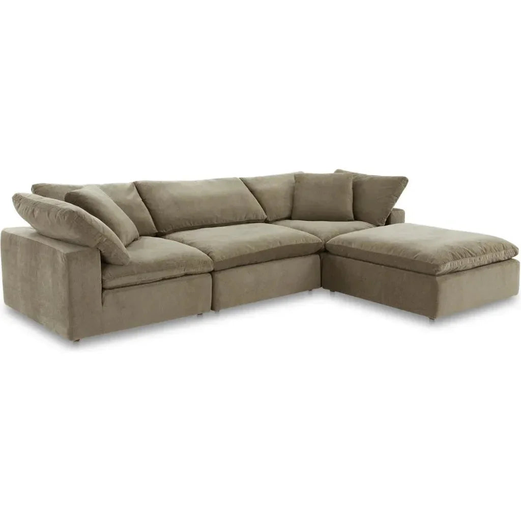 Clay Lounge Performance Fabric Modular Sectional-Modular Sofas-Moe's Home-LOOMLAN