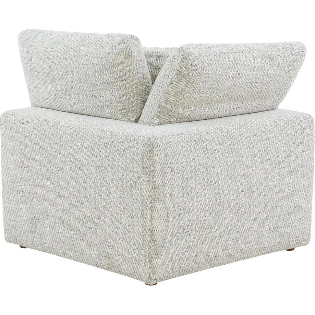 Clay Neverfear Light Grey Terra Modular Chair-Modular Components-Moe's Home-LOOMLAN