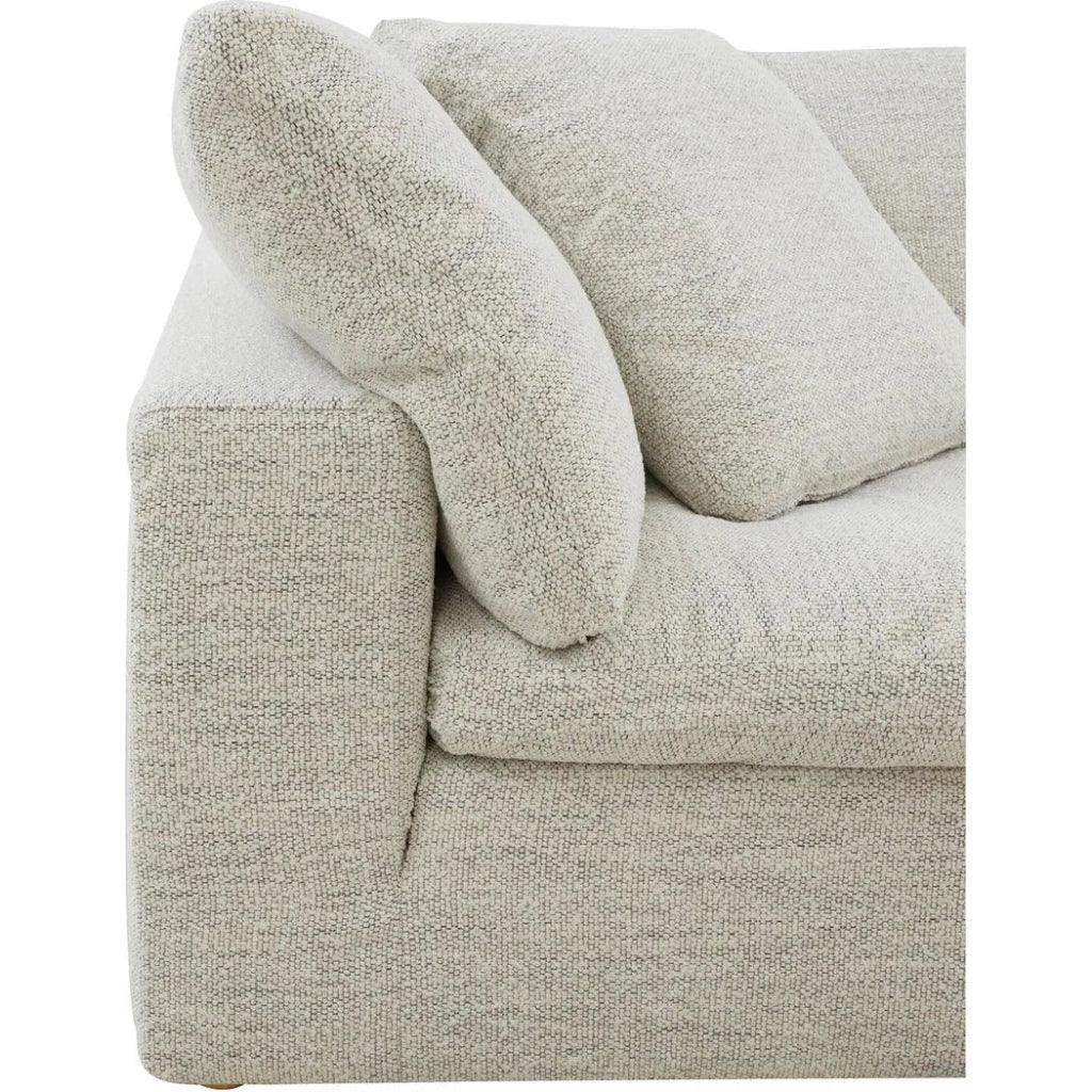 Clay Neverfear Light Grey Terra Modular Chair-Modular Components-Moe's Home-LOOMLAN